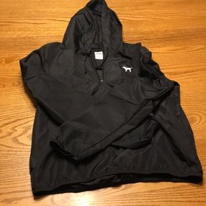 Pink wind breaker jacket